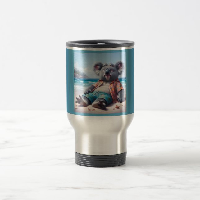 Mug De Voyage La plage de Koala (Centre)
