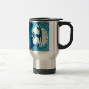 Mug De Voyage La plupart de belle famille vintage de renne de