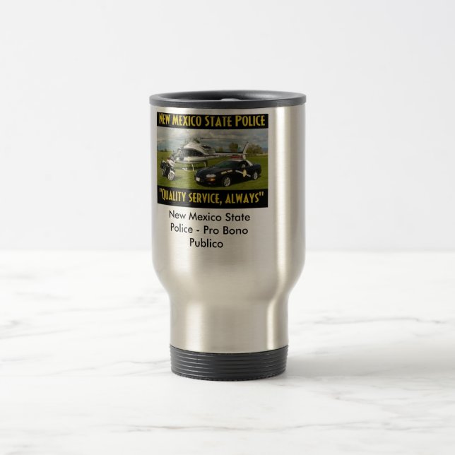 Mug De Voyage La police d'état du Nouveau Mexique attaque (Centre)