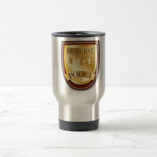 Mug De Voyage La police révélatrice Badge
