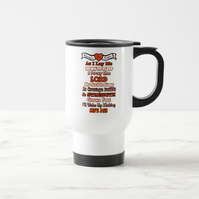 Mug De Voyage La prière du guerrier MS (Droite)