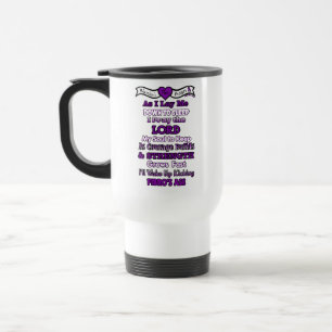 Mug De Voyage La prière du guerrier...Mug de voyage Fibro