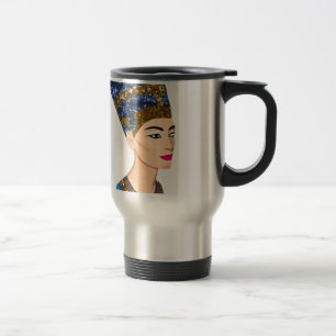 Mug De Voyage la reine égyptienne nefertiti