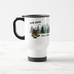 Mug De Voyage La retraite est partie à la Randonnée des montagne