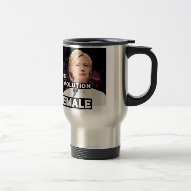 Mug De Voyage La révolution est femelle (Droit)