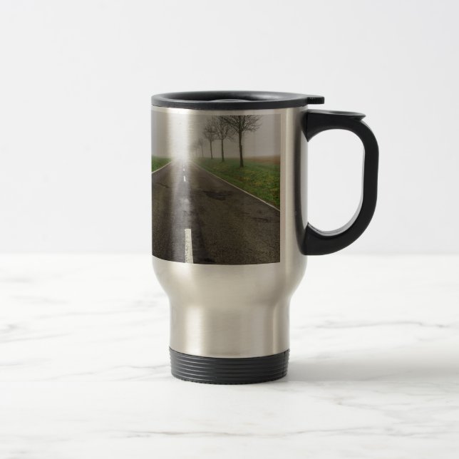 Mug De Voyage La route dans le brouillard ne mène à rien (Droit)