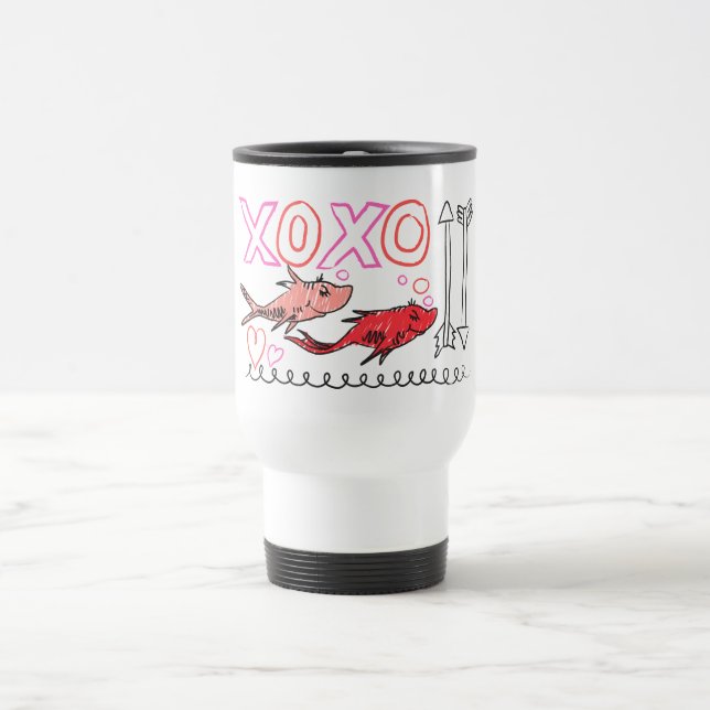 Mug De Voyage La Saint-Valentin de Dr. Seuss | Conception XOXO (Centre)