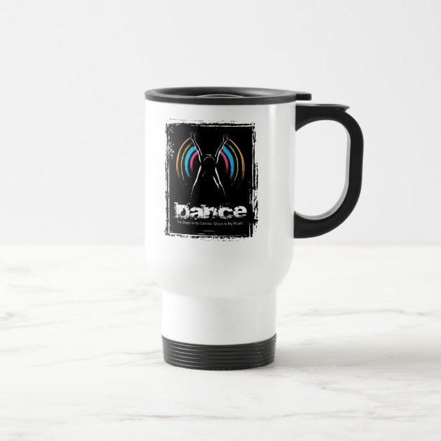 Mug De Voyage La Scène Est Ma Toile (Danse) (Droite)