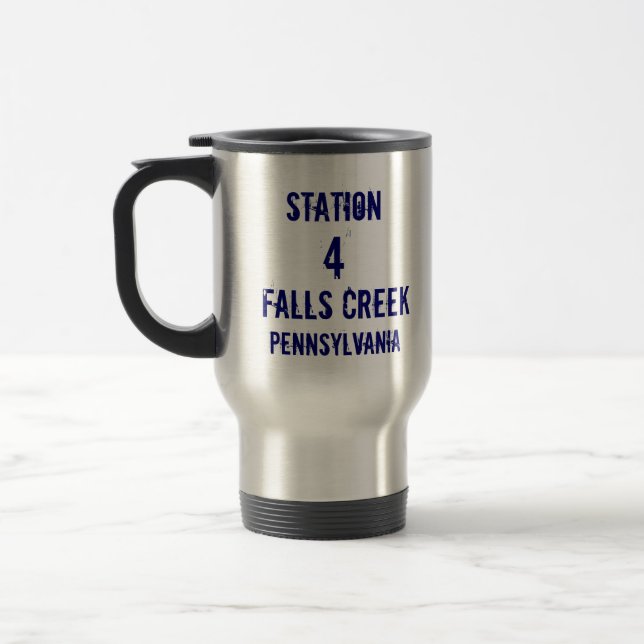 Mug De Voyage La station, 4, tombe crique, Pennsylvanie, (Gauche)
