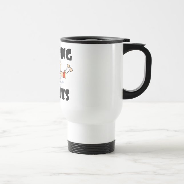 Mug De Voyage La tuyauterie bascule le T-shirts et les cadeaux (Droite)
