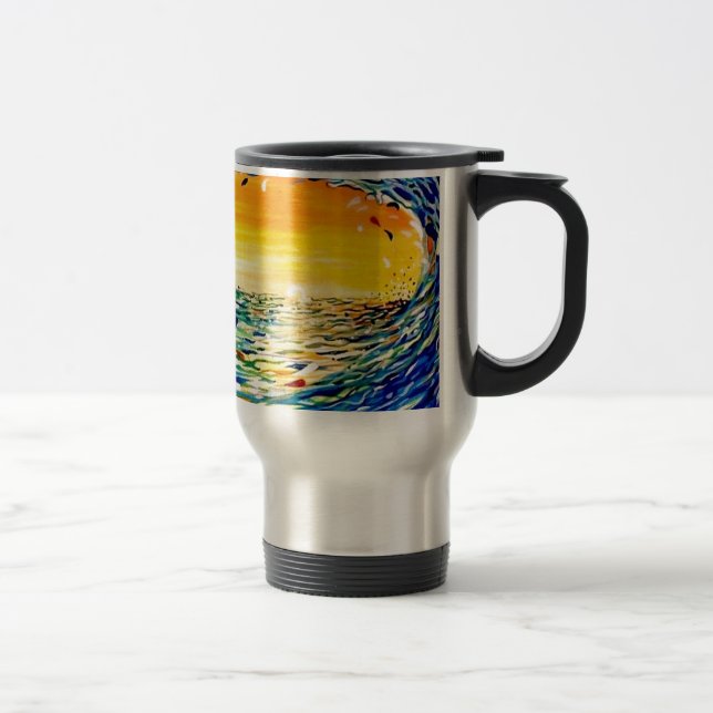 Mug De Voyage La vague (Droit)