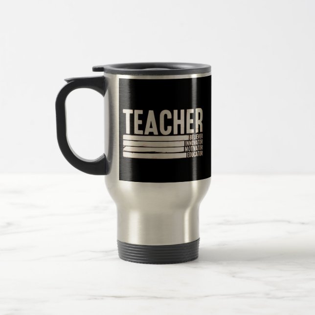 Mug De Voyage La vie d'enseignant rentrée scolaire  (Gauche)