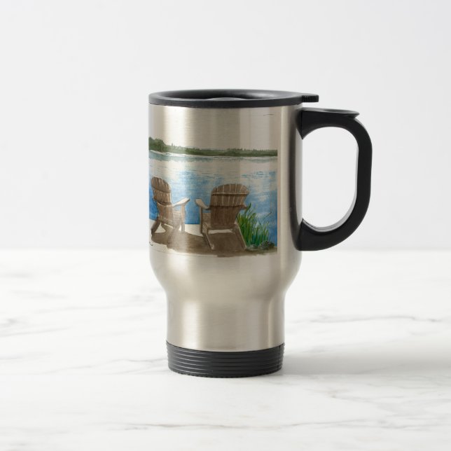 Mug De Voyage La vie est meilleure au lac (Droit)