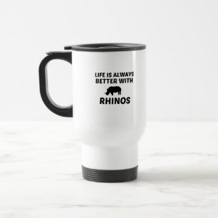 MUG DE VOYAGE LA VIE RHINO EST MEILLEURE