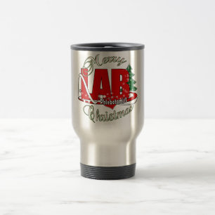 MUG DE VOYAGE LAB PHLEBOTOMISTE NOËL