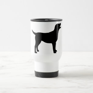 Mug De Voyage Labrador retriever (dans le noir)