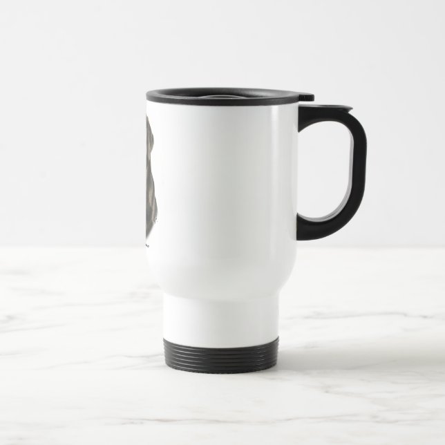 Mug De Voyage Labrador retriever noir (Droite)