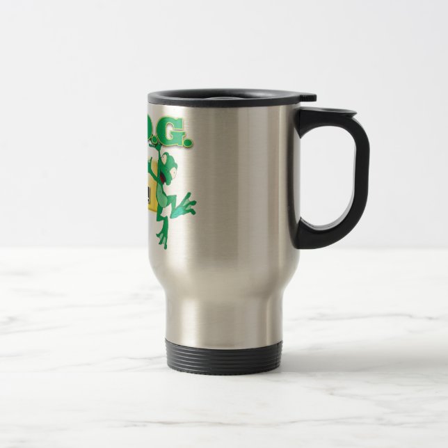 MUG DE VOYAGE L'ACRONYME CHRÉTIEN DE GRENOUILLE SE FONDENT (Droit)