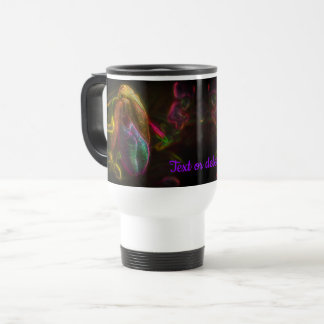 Mug De Voyage Lady Slipper Flower Art personnalisé