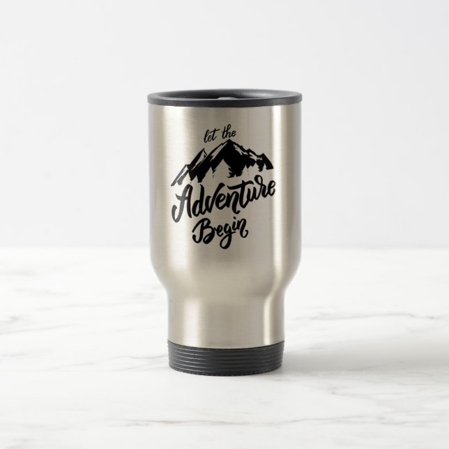 Mug De Voyage laissez l'aventure commencer (Centre)