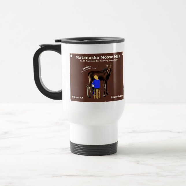 Mug De Voyage Lait d'orignal Matanuska (Gauche)
