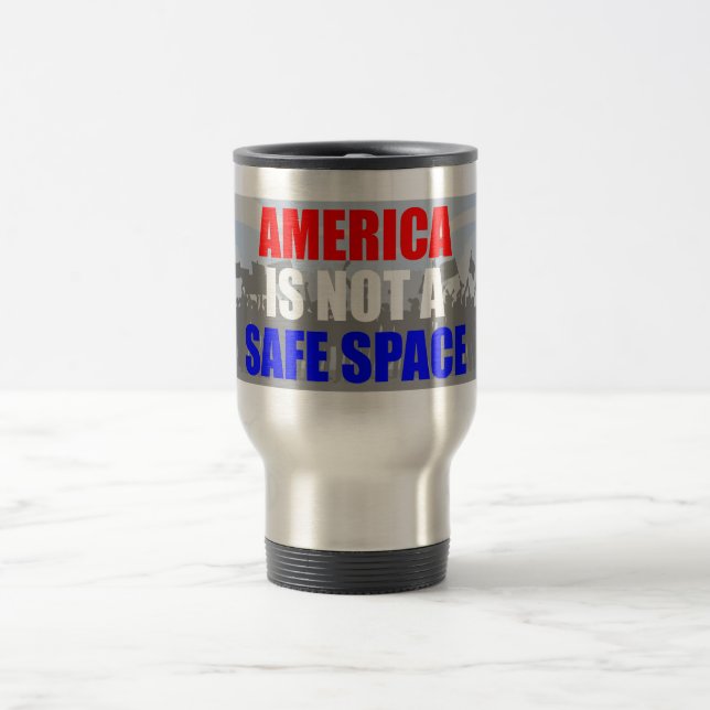 Mug De Voyage L'Amérique n'est pas un espace sûr (Centre)