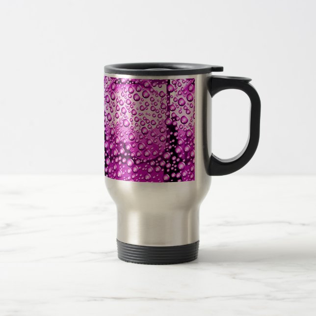 Mug De Voyage L'amour coule,Purle_ (Droit)