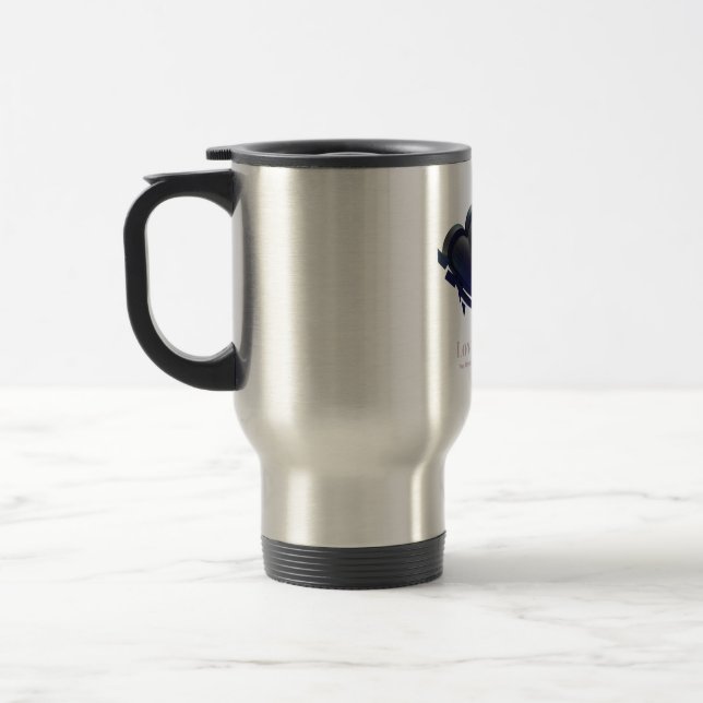 Mug De Voyage L'amour fait sauter la boue (Gauche)