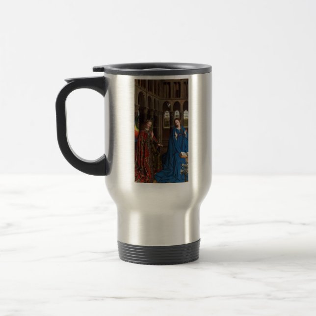 Mug De Voyage L'Annonciation de Van Eyck Premium Lumière de Cath (Gauche)