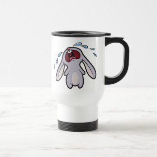 Mug De Voyage Lapin braillant pleurant triste du lapin |