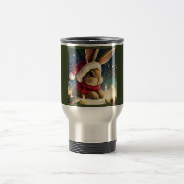 Mug De Voyage Lapin de Noël 4 (Centre)