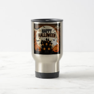 Mug De Voyage L'art d'Halloween vintage