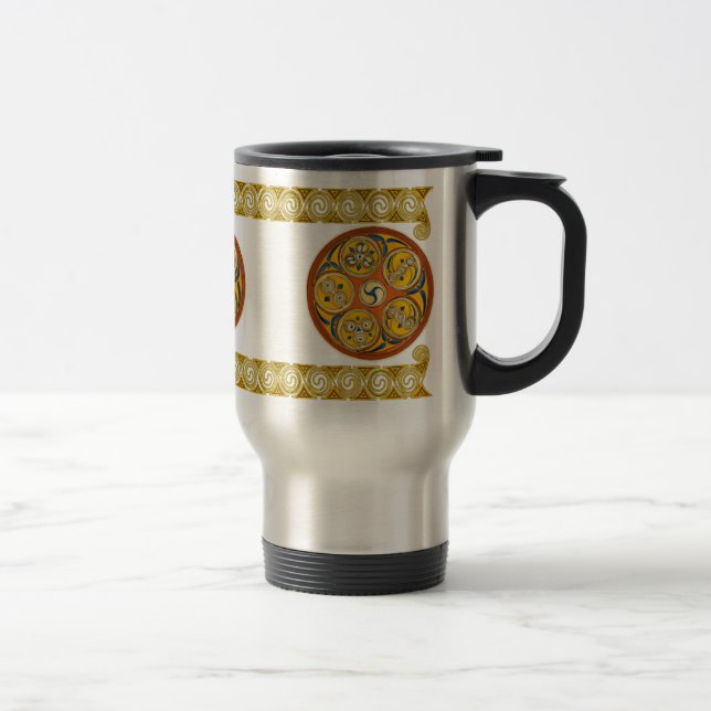 Mug De Voyage L'art en spirale celtique attaque, la conception (Droit)