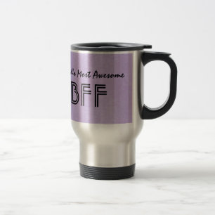 Mug De Voyage L'article pourpre BF01 de cadeau du BFF le plus