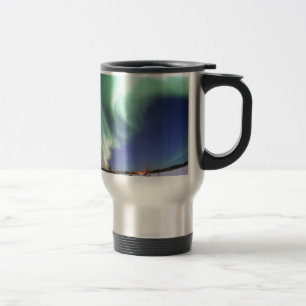 Mug De Voyage L'aurore Borealis, ou lumières du nord, Alaska