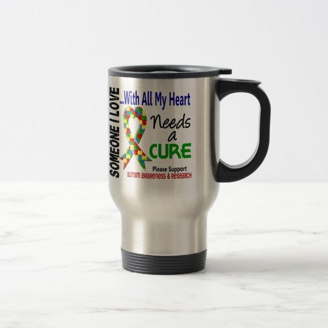 Mug De Voyage L'autisme a besoin d'un traitement 3 (Droit)