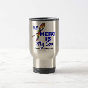 Mug De Voyage L'autisme mon héros est mon fils