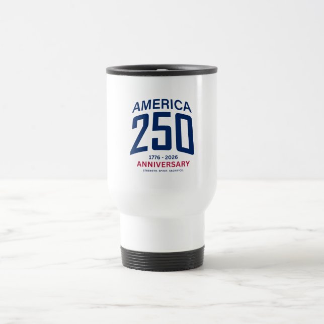 Mug De Voyage Le 250e anniversaire de l'Amérique (Centre)