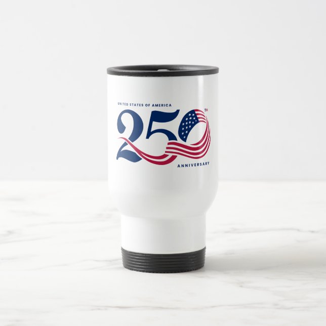 Mug De Voyage Le 250e anniversaire de l'Amérique (Centre)
