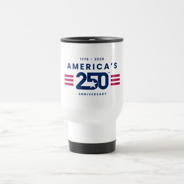 Mug De Voyage Le 250e anniversaire de l'Amérique (Centre)