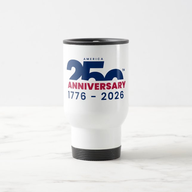 Mug De Voyage Le 250e anniversaire de l'Amérique (Centre)