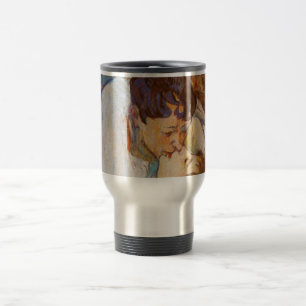 Mug De Voyage Le baiser - art vintage par Toulouse-Lautrec