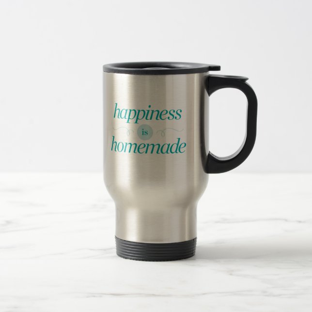 Mug De Voyage Le bonheur est fait maison (Droit)