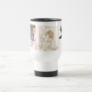 Mug De Voyage Le bourgeon du rose dessiné par le crayon