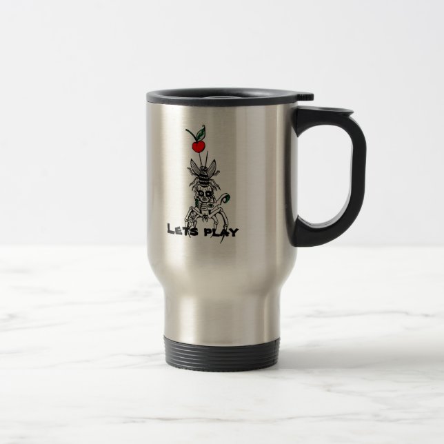 Mug De Voyage Le café d'araignée tasse-jouons (Droit)