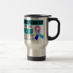 Mug De Voyage Le cancer de la thyroïde a sélectionné le pouss