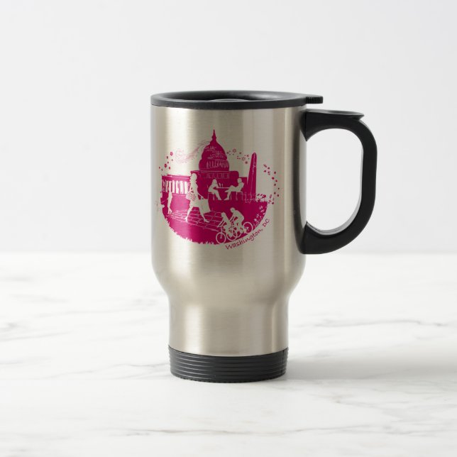 Mug De Voyage Le capital assaisonne l'illustration (Droit)