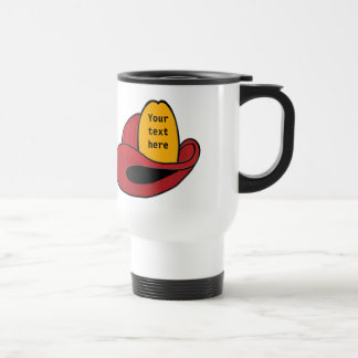 Mug De Voyage Le casque de pompier Whimsical Cartoon Art