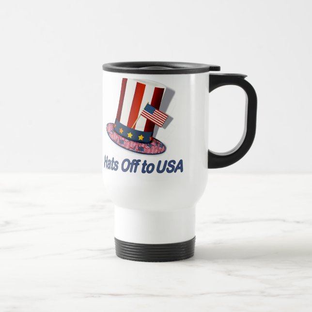 Mug De Voyage Le Casquette de l'oncle Sam (Droite)