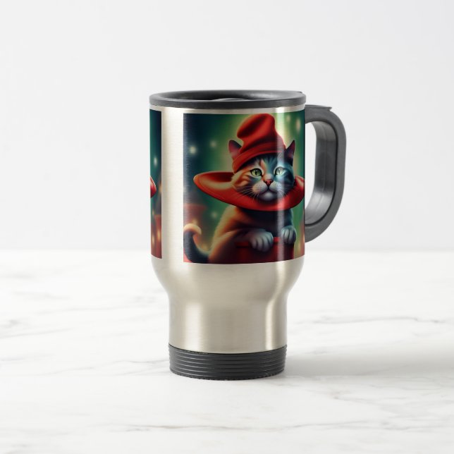 Mug De Voyage le chat sorcier (Devant droit)